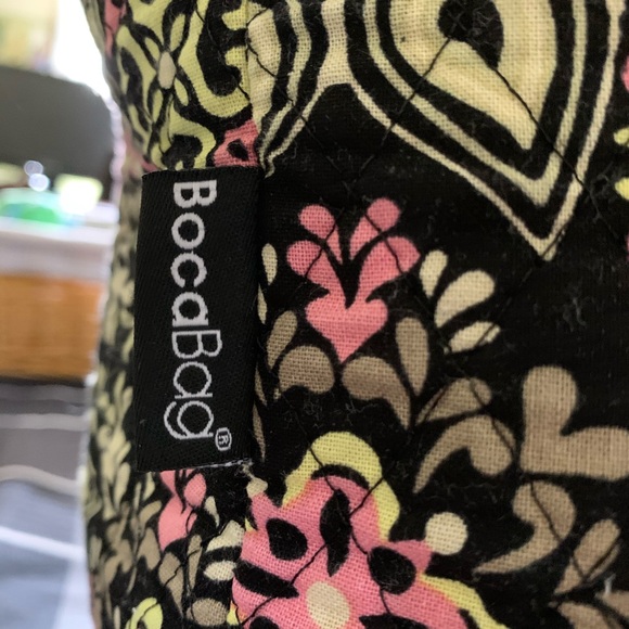 Boca-bag Reversible Open Top Tote 17x14” Bag - Picture 6 of 8